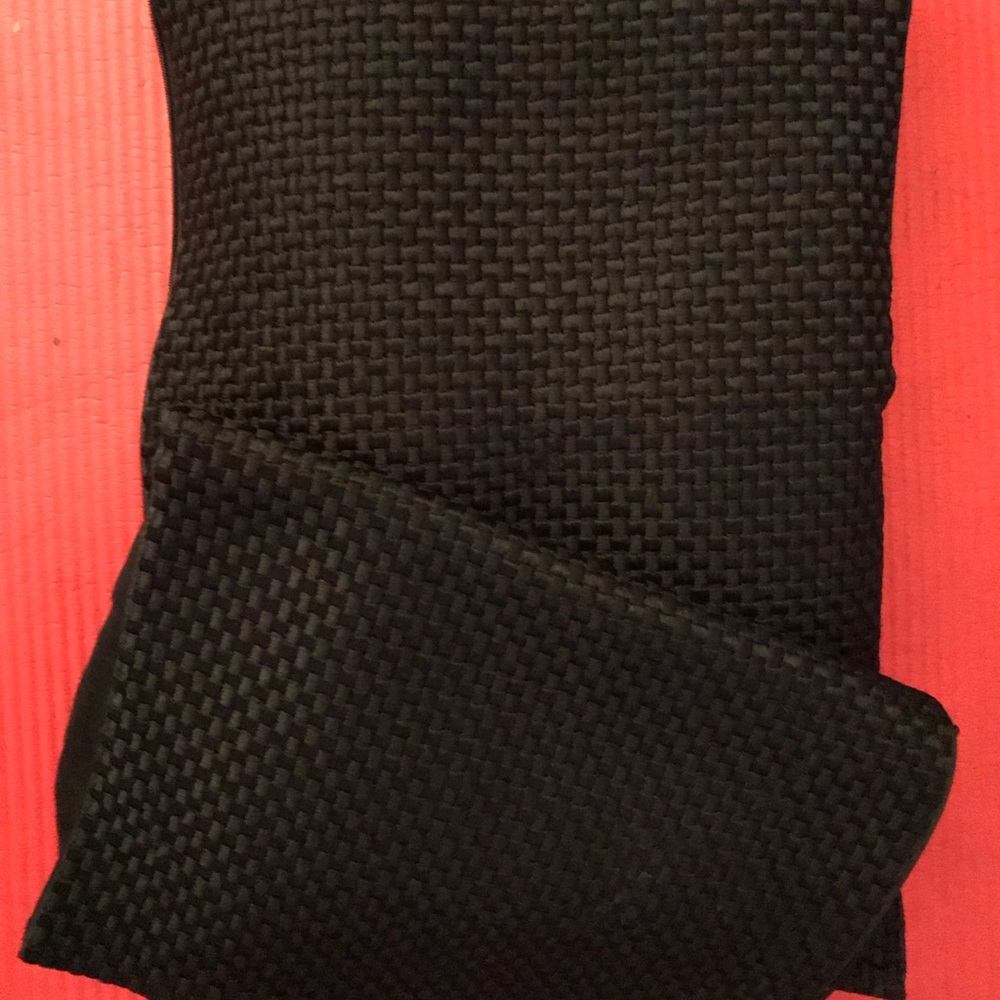 Set/2 black silk cushion covers